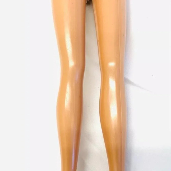 MATTEL BARBIE Doll Silver Dress 12" Tall Blonde Hair Blue Eyes Used - Picture 11 of 12